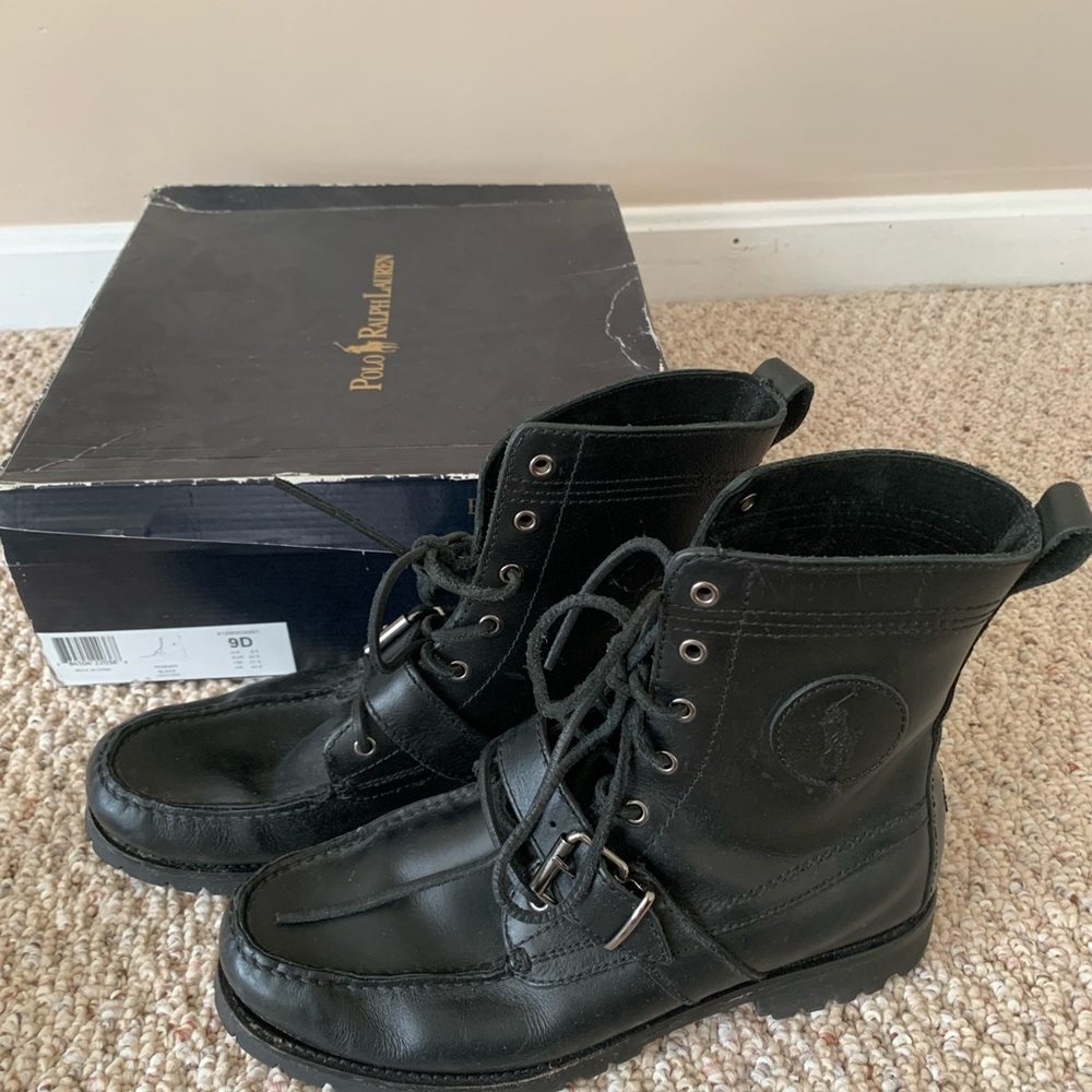 Polo by Ralph Lauren Men's Ranger Black Boots